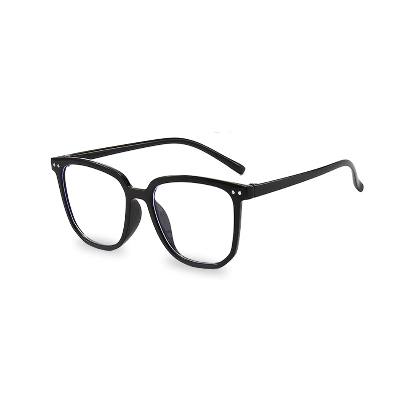 Monture lumineuse Anti bleu lunettes transparentes noir lunettes optiques femmes hommes lunettes
