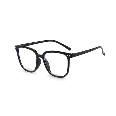 Monture lumineuse Anti bleu lunettes transparentes noir lunettes optiques femmes hommes lunettes