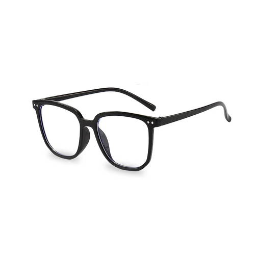 Monture lumineuse Anti bleu lunettes transparentes noir lunettes optiques femmes hommes lunettes